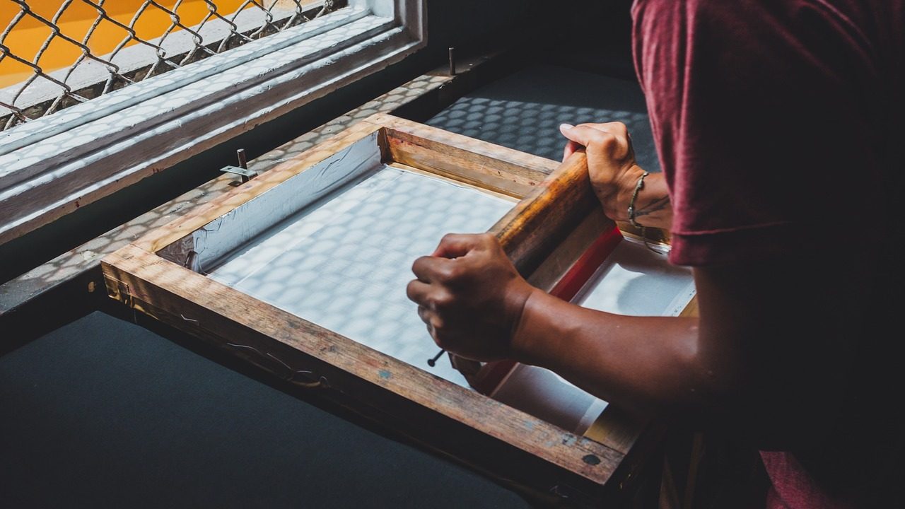 ノベルティ　シルク印刷